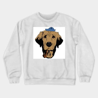 Golden retriever sailor Crewneck Sweatshirt